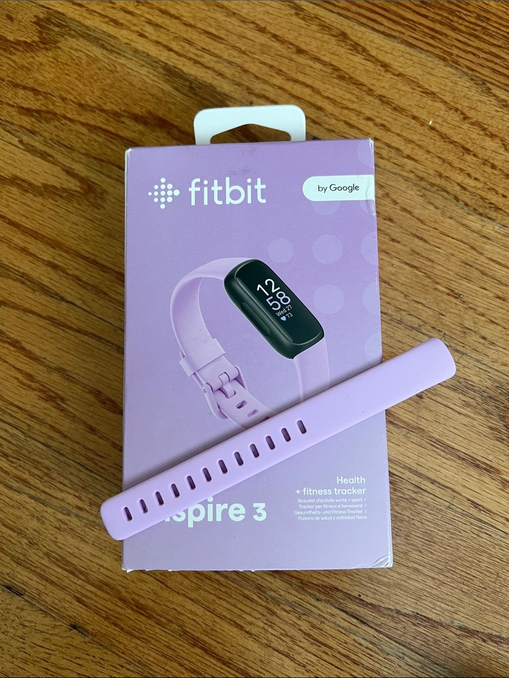 Fitbit Inspire 3 EXTENDED BAND PIECE in lavender. Not the whole fitness tracker